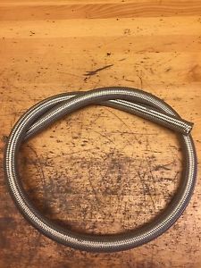 An 10 stainless steel braided wire hose 45&#034; nascar race car arca late model