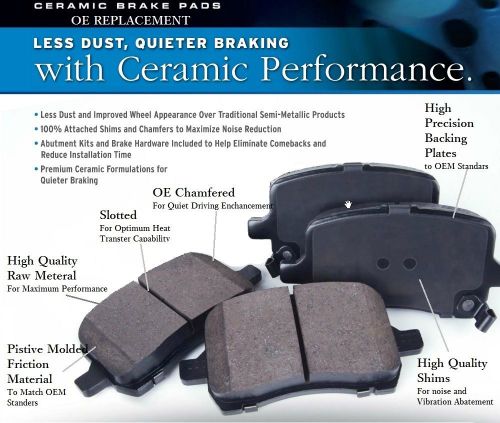 [ f+r set]oe ceramic pad(fits:jaguar xj/xjl 5.0l/3.0l 2010-2015)