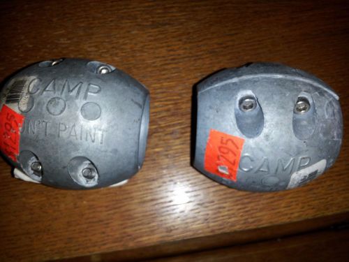 Two 2 camp zinc shaft egg collar anode 1-1/2" zink