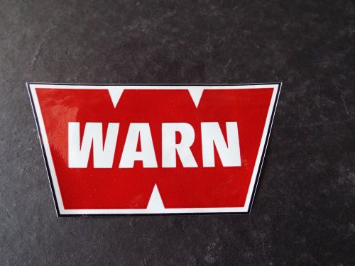 Warn winch decal sticker