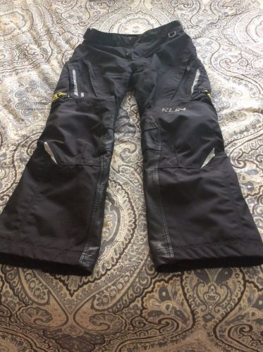 Mens klim overland motorcycle pants, size 32, goretex