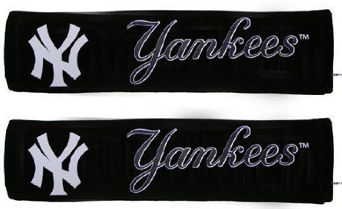 Fremont die seat belt shoulder pads - mlb baseball - new york yankees - pair