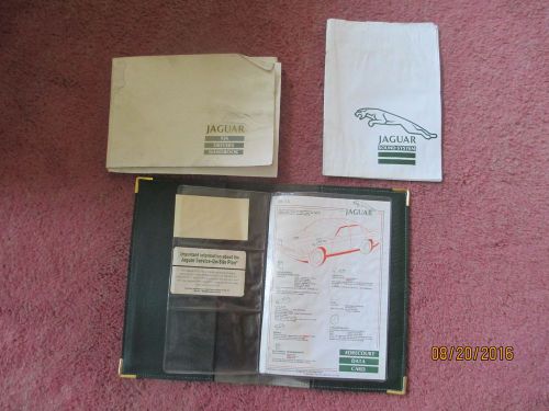 1990 jaguar xj6 owner&#039;s manual and leather case
