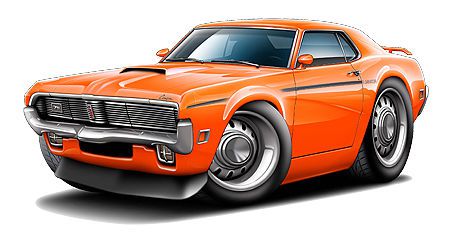 1969 mercury cougar eliminator 302 hp wall graphic vinyl decal man cave garage