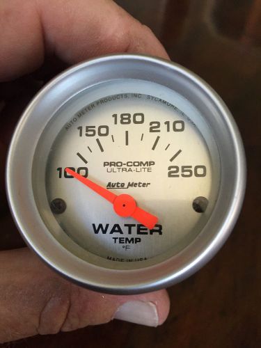 Auto meter pro comp ultra lite water temp gauge 2 1/4&#034;