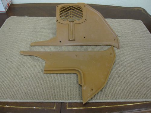 1980-93 chrysler dodge ram ramcharger kick panels camel/tan d2927