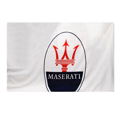 Maserati logo flag 7.5 x 5 feet