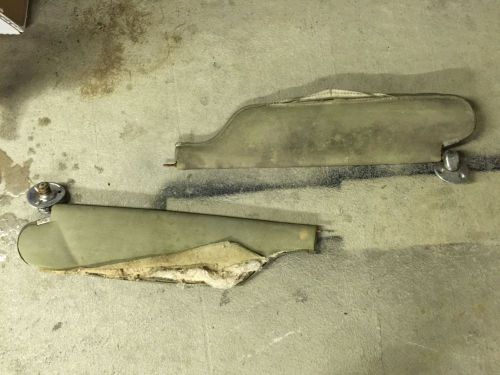 1968 chevelle, ss, malibu, concours, nomad sun visor right left bad shape oem