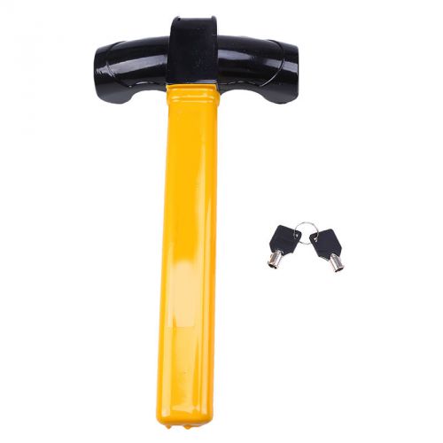 1x universal auto anti theft car security rotary steering wheel lock theftproof