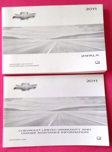 Chevrolet chevy impala 2011 owner manual + guide