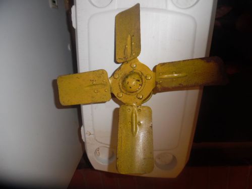 Vintage automobile 4 blade engine cooling fan