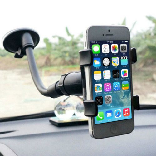 Phone holder car mount 1 pcs universal 360 rotation lazy non-slip windshield gps