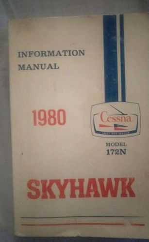 Cessna skyhawk information manual 1980 model 172n
