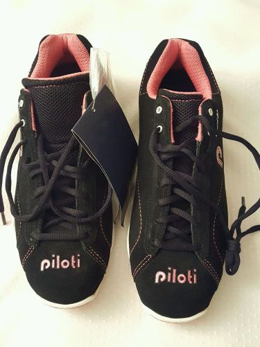 Nwt piloti prototipo driving shoes black/pink men&#039;s , size 6