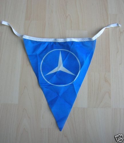 Mercedes flag banner badge ponton pagode 180 190 300 220 300 600 s sl mb emblem