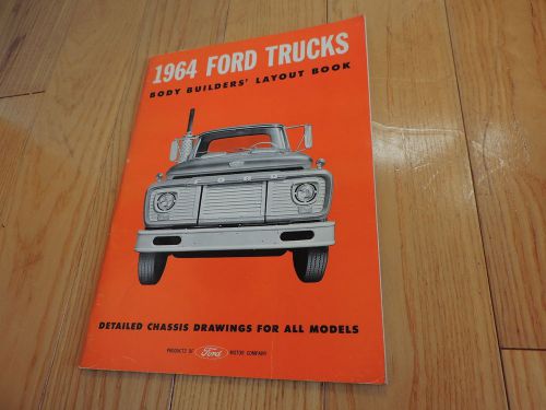 1964 ford truck body builders layout book service manual