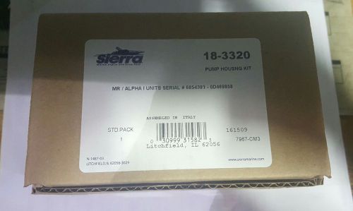Mercruiser alpha gen one 1 water pump impeller housing kit sierra 18-3320