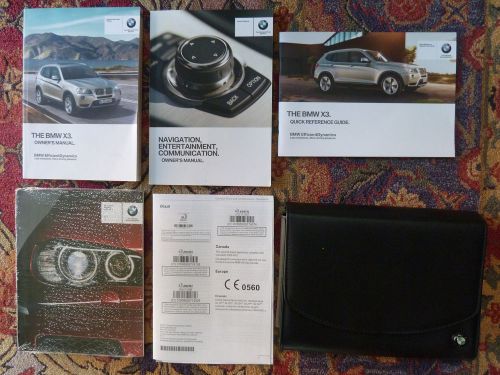 2014 bmw x3 owners manuals w/ navigation
