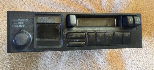 1991-93 oem toyota pickup am fm radio cassette player 08600-00826