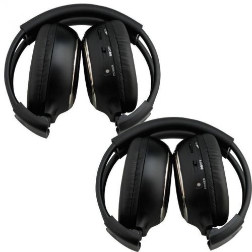 Infrared stereo wireless headphone 2pcs headset ir car dvd player headphones
