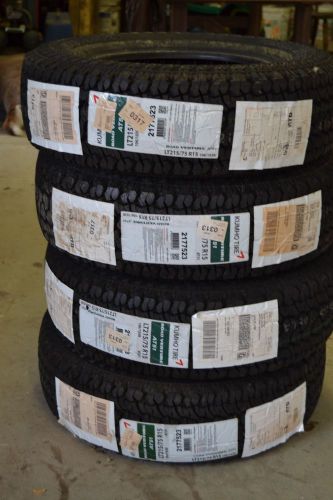 Four lt215/75r15 tires