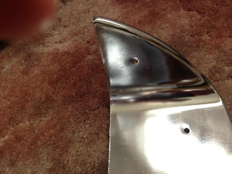 1970-72 CORVETTE ORIGINAL 3966543L EXHAUST BEZEL, US $49.99, image 2