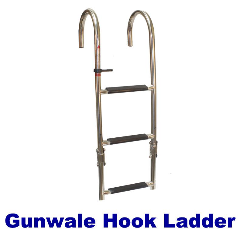 Find 3Step Stainless Steel Gunwale Hook Boat Boarding Ladder in Blaine