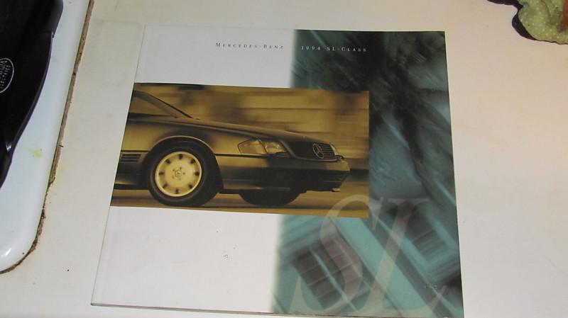 1994 mercedes benz sl brochure