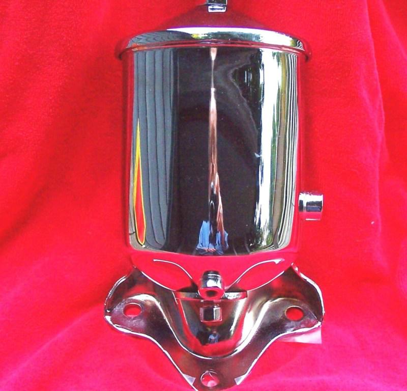 Find FLATHEAD FORD MERCURY "CHROME" OIL FILTER CANISTER in Minneapolis