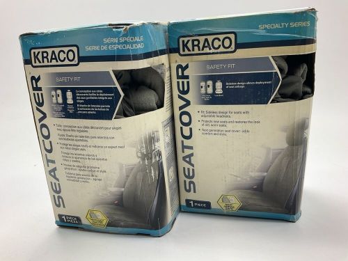 Kraco 804218 Gray Suede Fabric Sideless Seat Cover - Does Two Seats, US $39.99, image 5