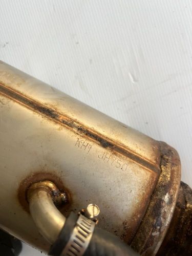 1996-1999 Kawasaki 750 XI SS Exhaust Chamber Muffler Pipe with Mounts, AU $90.00, image 2