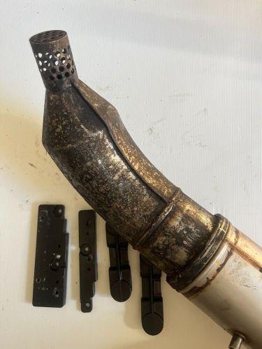 1996-1999 Kawasaki 750 XI SS Exhaust Chamber Muffler Pipe with Mounts, AU $90.00, image 5