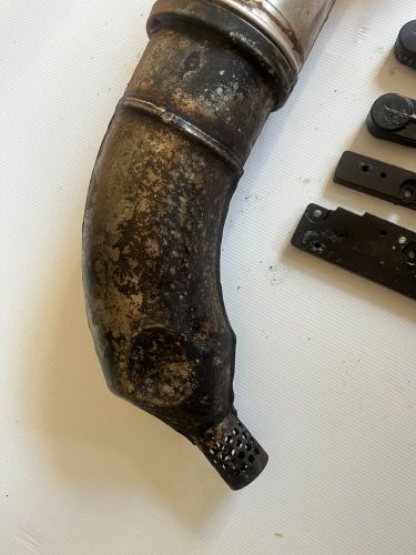 1996-1999 Kawasaki 750 XI SS Exhaust Chamber Muffler Pipe with Mounts, AU $90.00, image 7