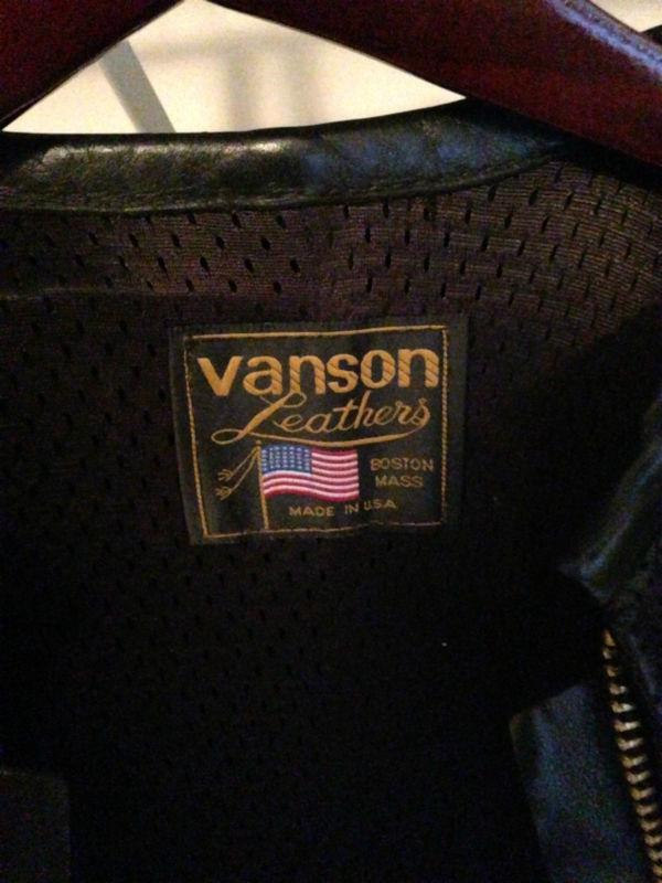 Find Vanson Leathers Mark3 Volante Custom One Piece Suit Twin Zip Size ...