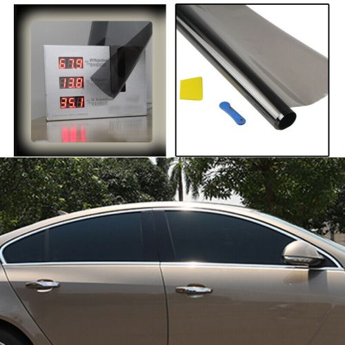 50CM 35% Car Window Tint Solar Film Car Explosion Proof Heat Membrane Darken Kit, US $14.00, image 10