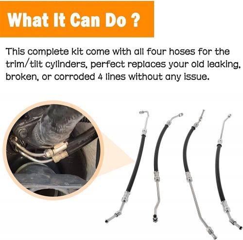 For Volvo Penta DPH & DPR Steering Cylinder Hose Kit 21548739 Hydraulic Inboard, US $120.89, image 9