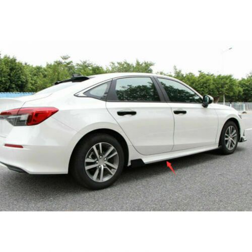 2x For Honda Civic 2022-23 Carbon ABS Side Skirt Extension Spoiler Lip Splitter, US $378.88, image 3