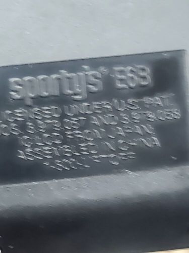 Display hazing sporty's e6b electronic flight computer w/ case, manual, &amp; refere