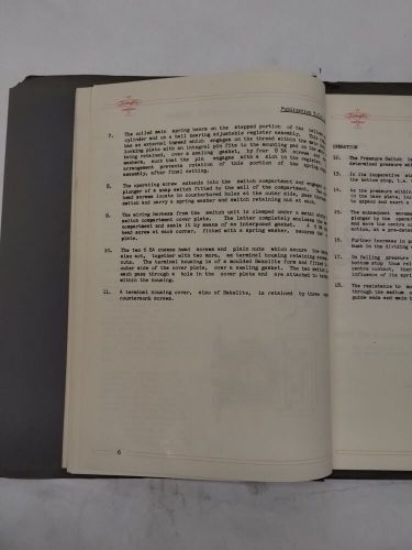 Teddington Aircraft Pressure Switch Type Pky/A/11 Repair & Maintenance Manual, US $24.95, image 3