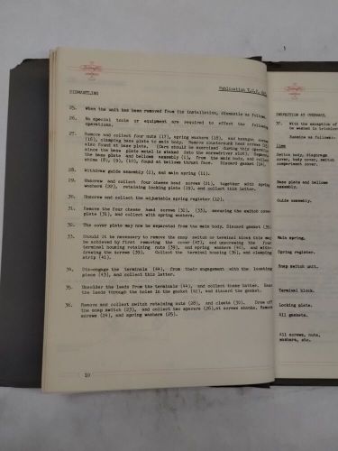 Teddington Aircraft Pressure Switch Type Pky/A/11 Repair & Maintenance Manual, US $24.95, image 7