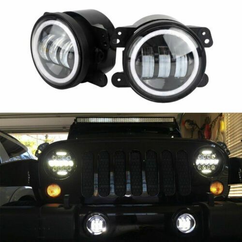 For Jeep Wrangler JL Gladiator JT 2018-2023 130W Halo Led Headlights + Fog Light, US $172.83, image 13