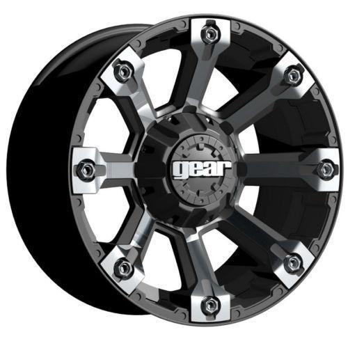 18" gear alloy backcountry carbon black ram 1500 pick-up srt sorento wheels rims