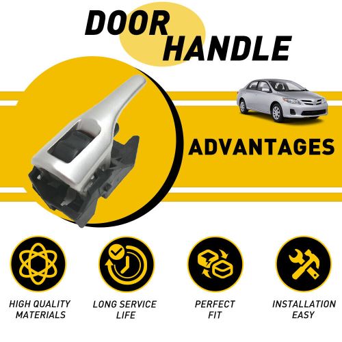 Interior door handle for 2009-2013 toyota corolla matrix front or rear rh chrome