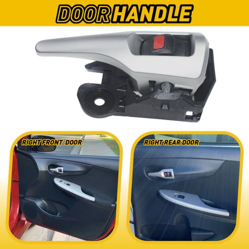 Interior Door Handle For 2009-2013 Toyota Corolla Matrix Front or Rear RH Chrome, US $13.99, image 4