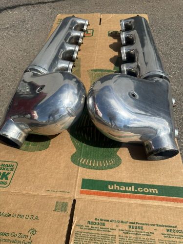 Guardian Big Block Ford 429 460 BBF Marine Exhaust Logs Manifolds With Risers, US $525.00, image 14