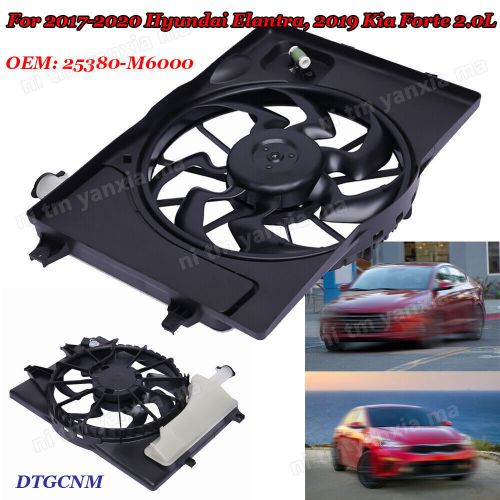 Fits 2017-2020 Hyundai Elantra 2019 Kia Forte 2.0L Radiator Cooling Fan Assembly, US $54.49, image 14