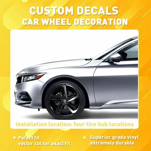 For 2018-22 Honda Accord 19" Sport Wheel Rim Chrome Delete Blackout Overlay USA, US $22.99, image 10