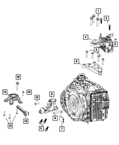 Genuine Mopar Hex Flange Head Bolt 6509967AA, US $11.87, image 5