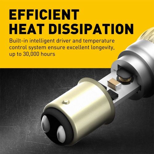 AUXITO LED Brake Stop Tail Light Bulbs Lamps Pure Red 1157 7528 2357 2057 12499, US $14.99, image 6