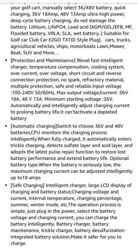 Golf Cart Charger, US $89.99, image 2